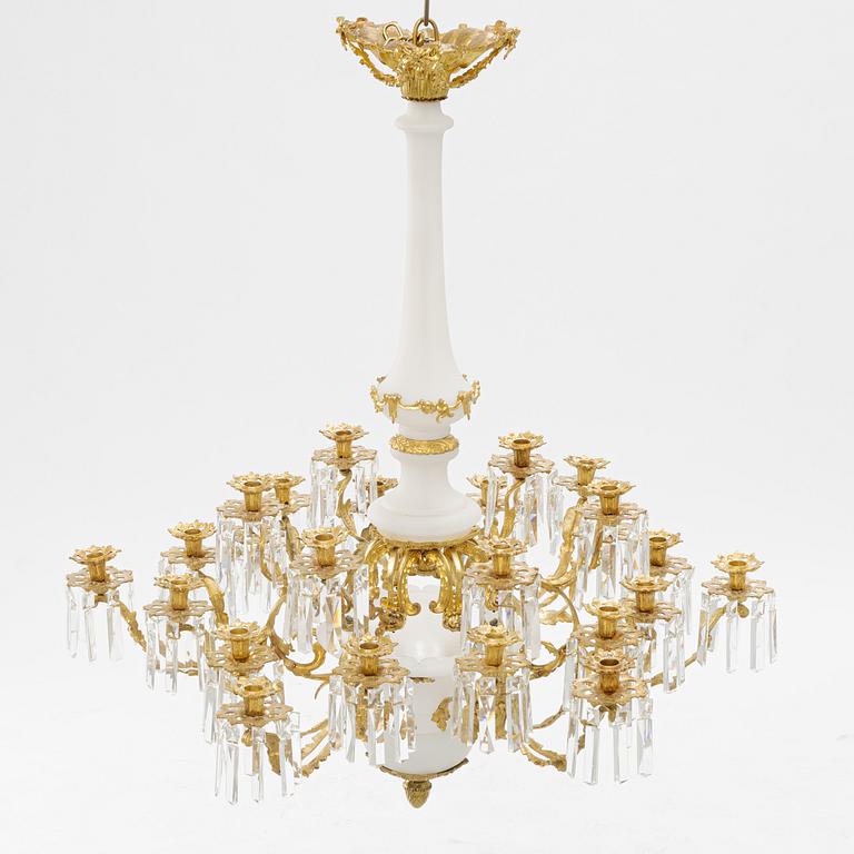 An Oscarian chandelier, around 1900.