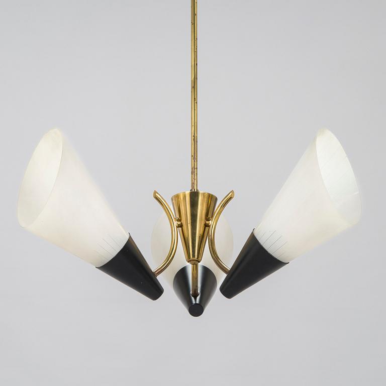 A mid-20th century model 'ER 157/3' ceiling light for Itsu, Finland.