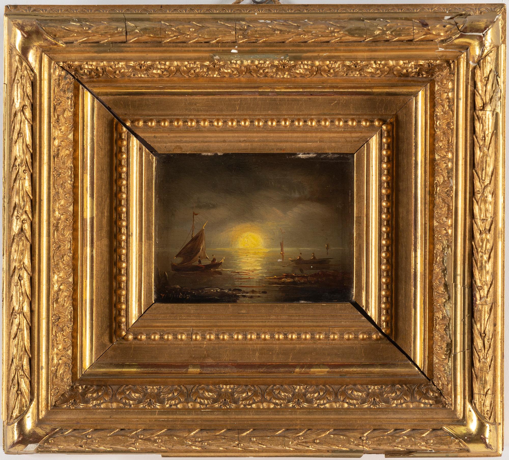 HENRIETTE HERMINIE GUDIN, oil on panel, signed.
