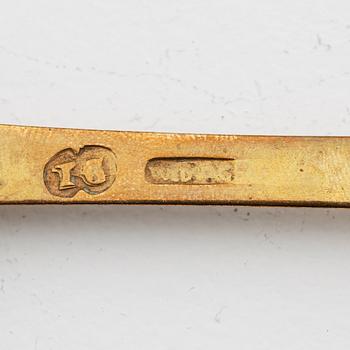 Two late Gustavian spoons by Isak Gråsten (1770-1821) Wedevågs bruk.