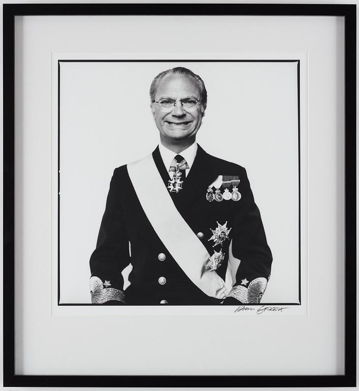 Hans Gedda, "Carl XVI Gustaf", 2010.