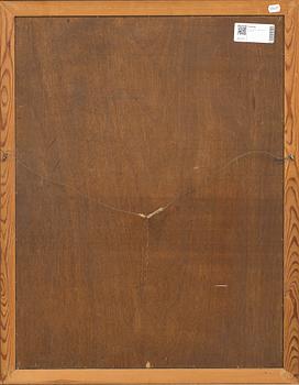 ARON GERLE, oil on panel signed.