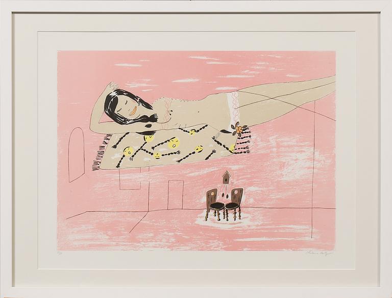 HELENE BILLGREN, färglitografi, signerad och numrerad 35/60.