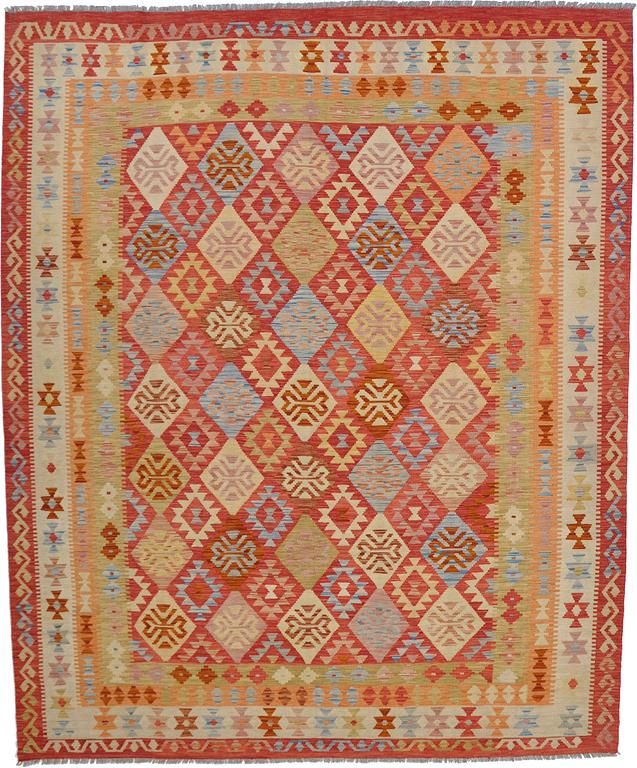 A RUG, kilim, ca 305 x 250 cm.