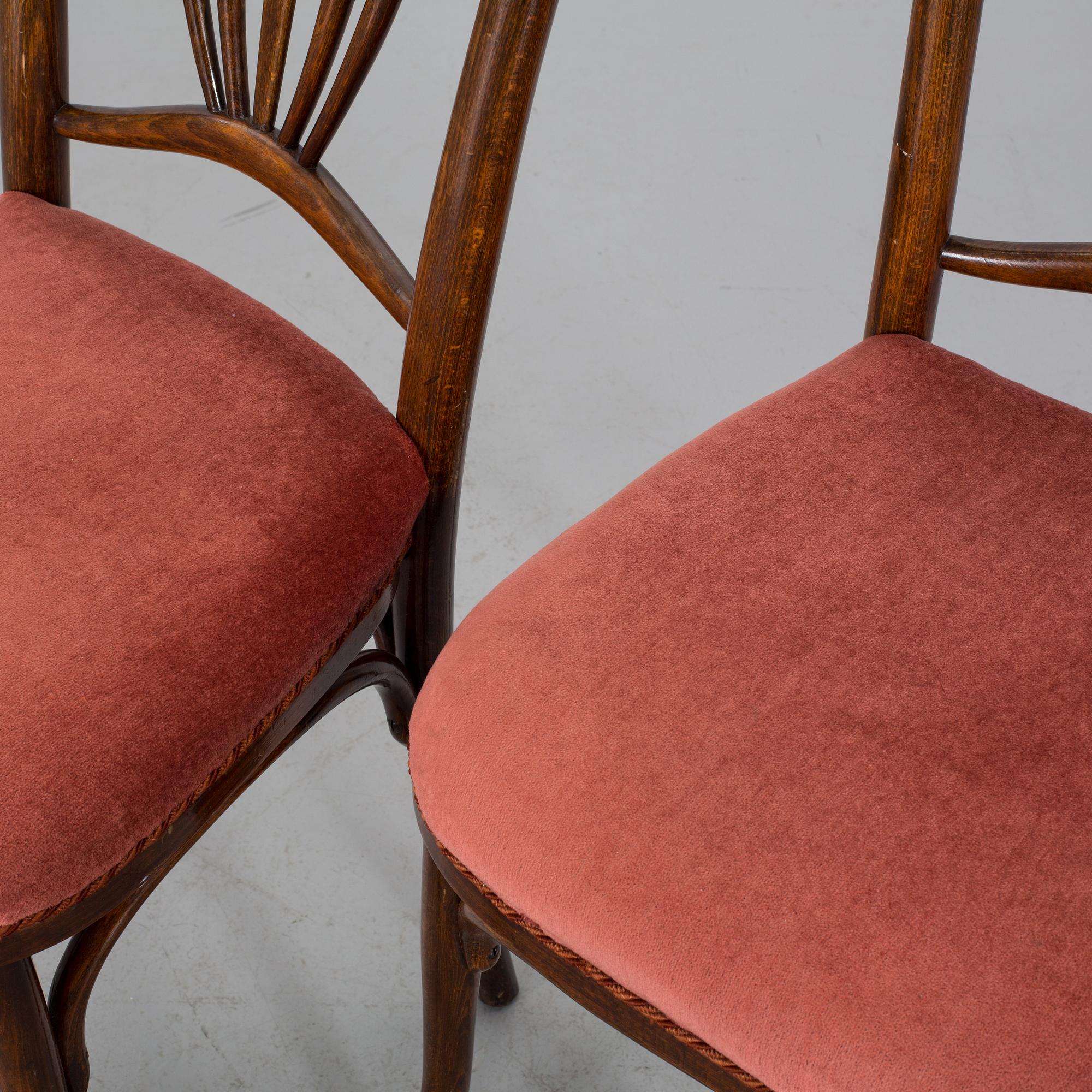 2 pcs of chairs, Fischel, first half of the 20th century,
