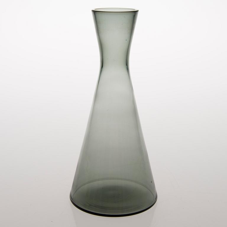 KAJ FRANCK, DRICKSGLAS, 6 st, "Kartio" och KARAFF, 1900-talets mitt.