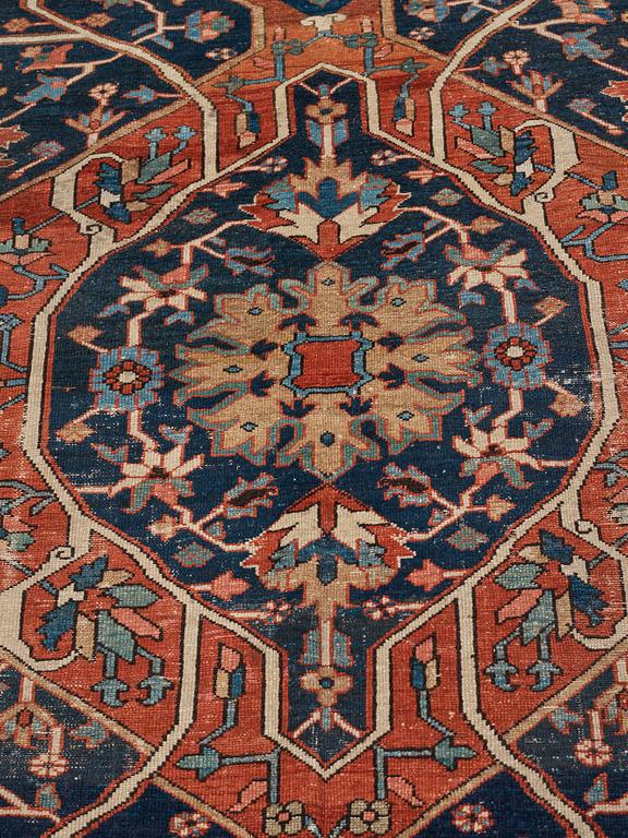 A CARPET, an antique northwest Persian, ca 414-425 x 248,5-260 cm.