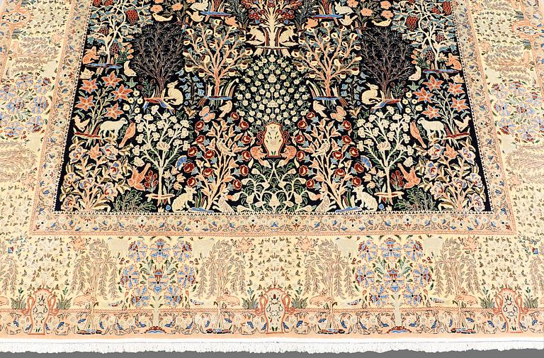 A RUG, Figural Nain, so called 6 LAA, ca 283 x 180 cm.