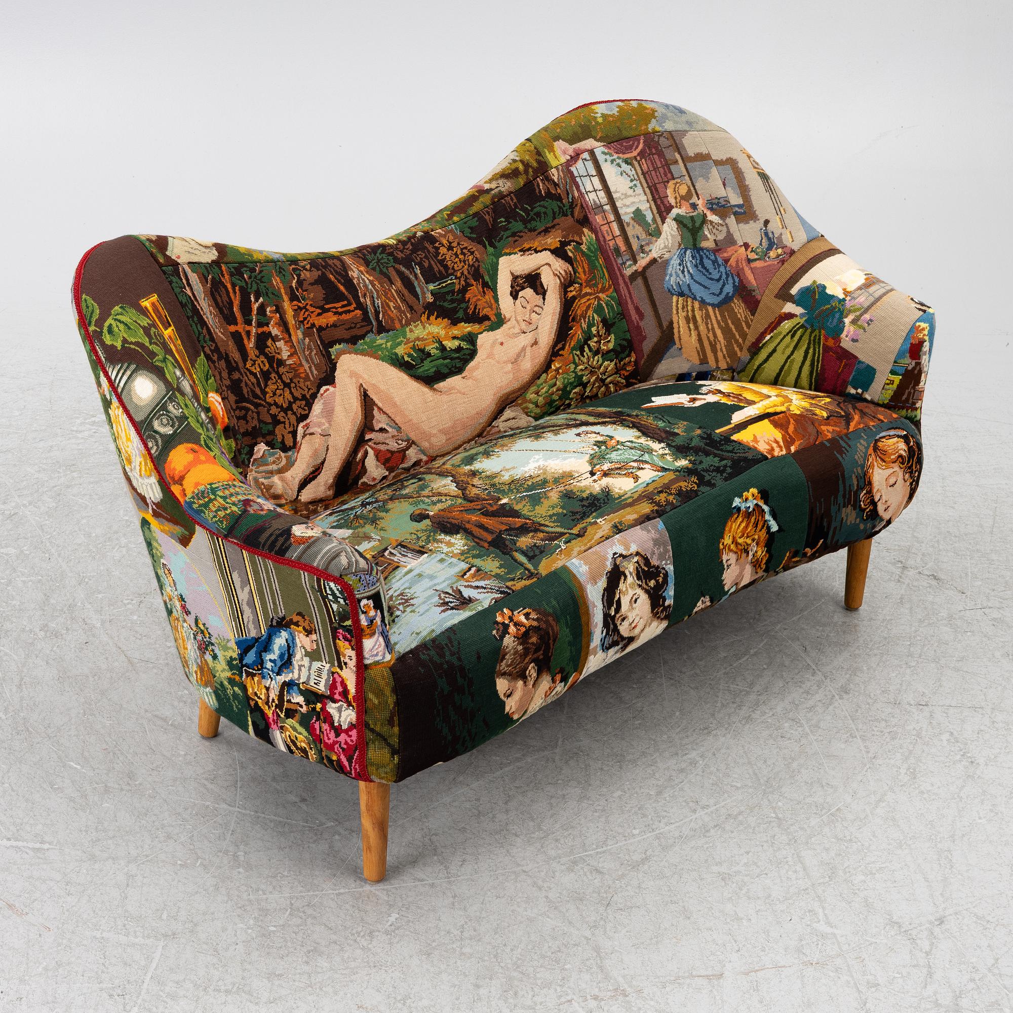 Carl Malmsten, sofa, Interaction.