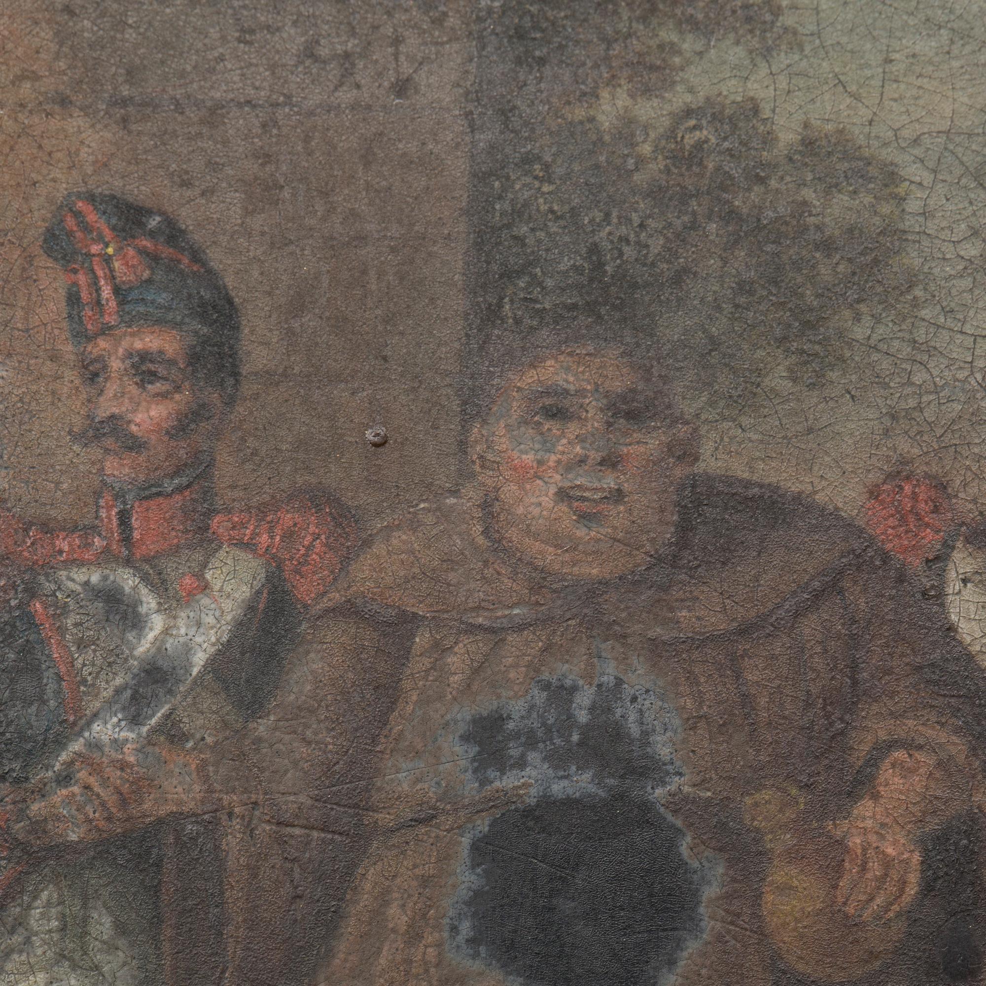 ASK med LOCK, lackarbete, 1800-talets första hälft.