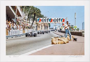 Kenneth Olausson, "Ronnie Peterson in F3, Monaco, 1969.".