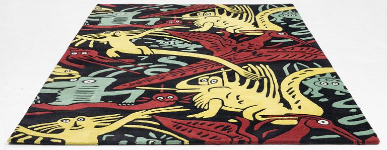 Carl Johan De Geer, a hand tufted carpet, "Monter Subtil", ca. 297 x 199 cm, signed and numbered 1/25.