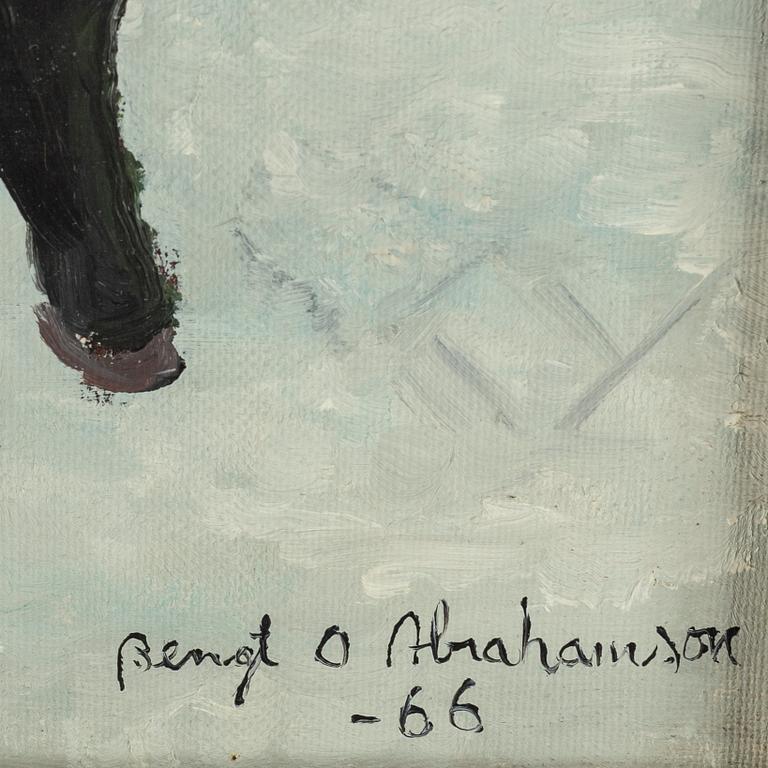 BENGT OLOV ABRAHAMSSON, oil on canvas, signed and dated 1966.