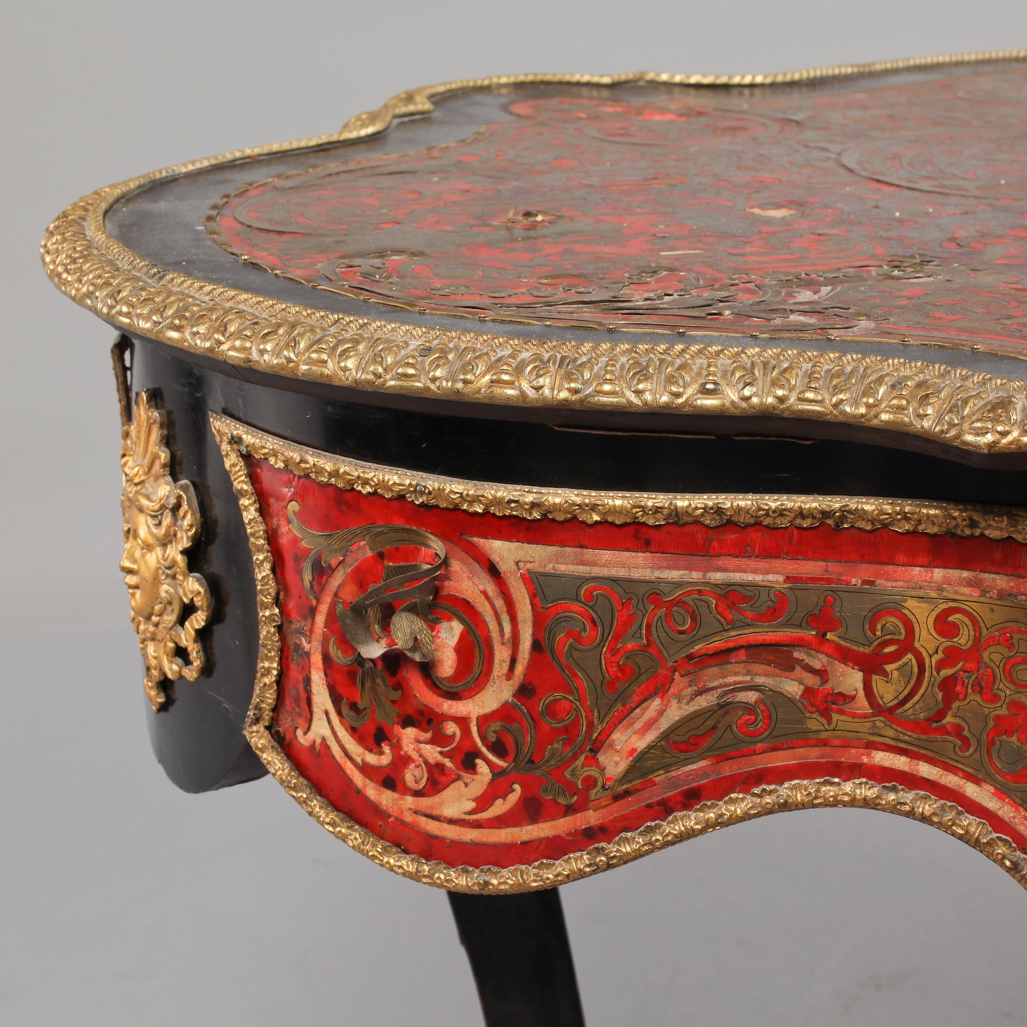 SALONGSBORD, Boulle-stil, Frankrike, 1800-talets andra hälft.