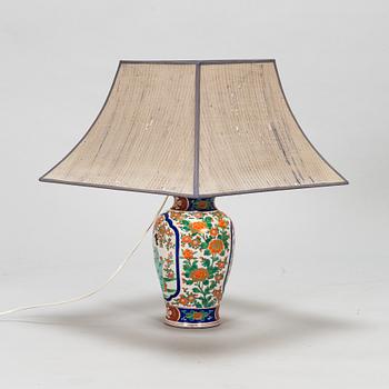 A Chinese porcelain table light from the first half of the 20th Century.