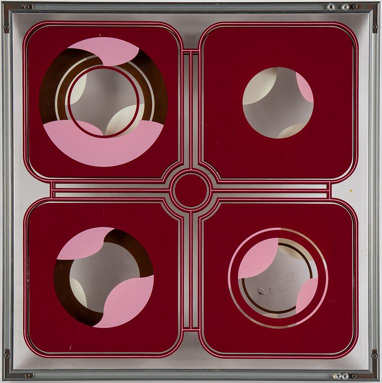 Beck & Jung, multipel, plexiglas, signerad 1976.