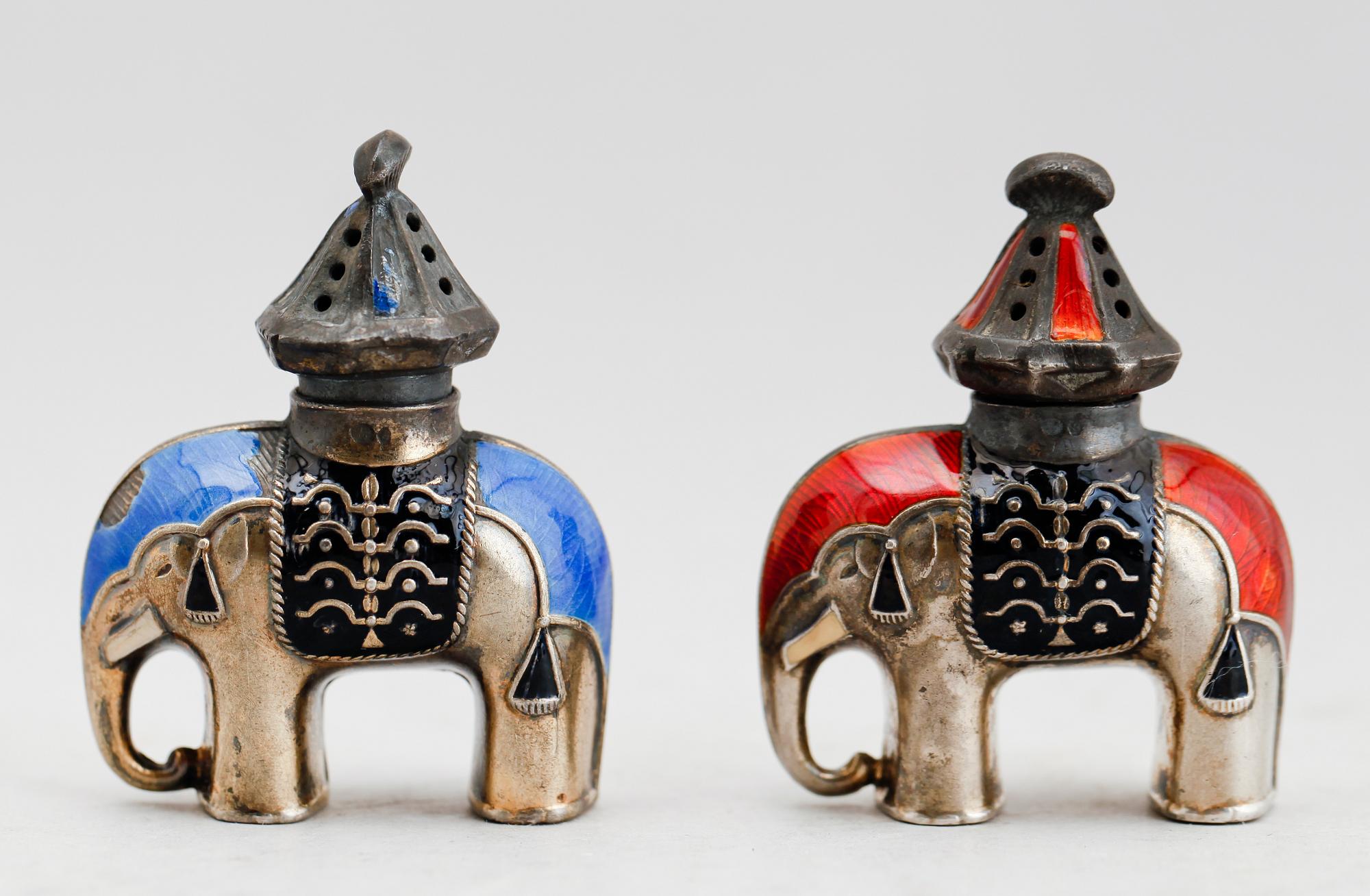 SALTSTRÖARE,  1 par, silver, Norge.