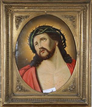 OKÄND KONSTNÄR. Olja på duk, 1800-tal.