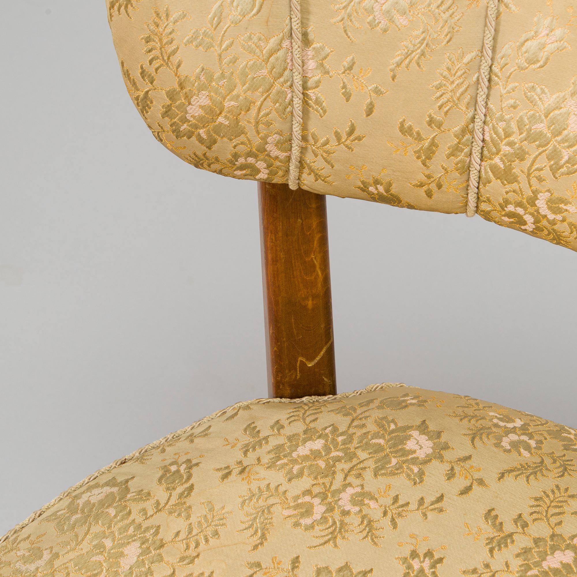 Lisa Johansson-Pape, a pair of 1940s armchairs for Oy Stockmann Ab, Keravan puusepäntehdas.