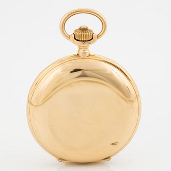 Longines, pocket watch, hunter, 55 mm.