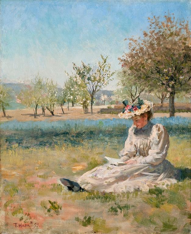 Torsten Wasastjerna, WOMAN IN THE GARDEN.