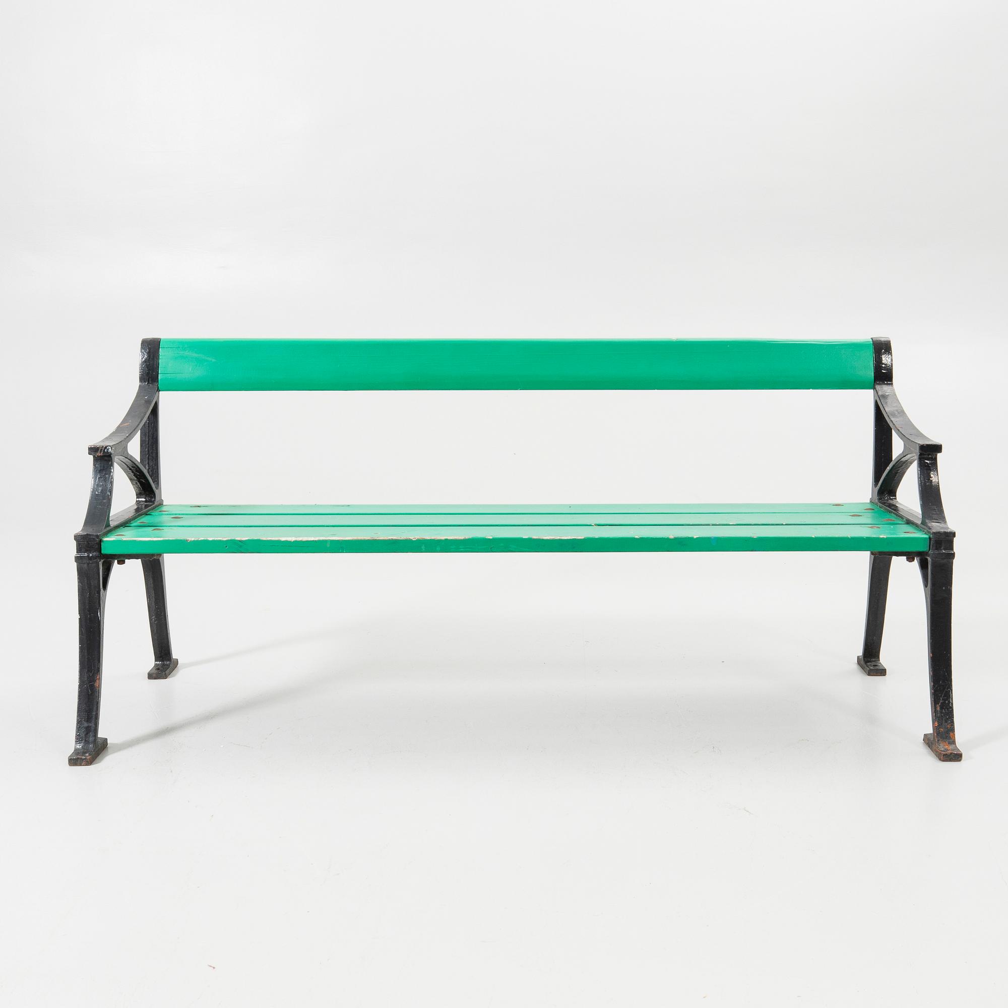 Garden bench, "Tessin", Tierp, Nola Stockholm, 20th century.