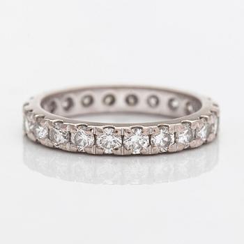 A. Tillander,an 18K white gold eternity ring with brilliant-cut diamonds, Helsinki 2017.