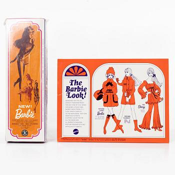 Barbie doll, "Barbie Twist n Turn", 1966, in unopened packaging, with clothes, Mattel, 1960s.