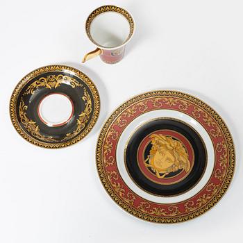 Mat-och kaffeservis, porslin, 36 delar, "Medusa", Rosenthal för Versace,