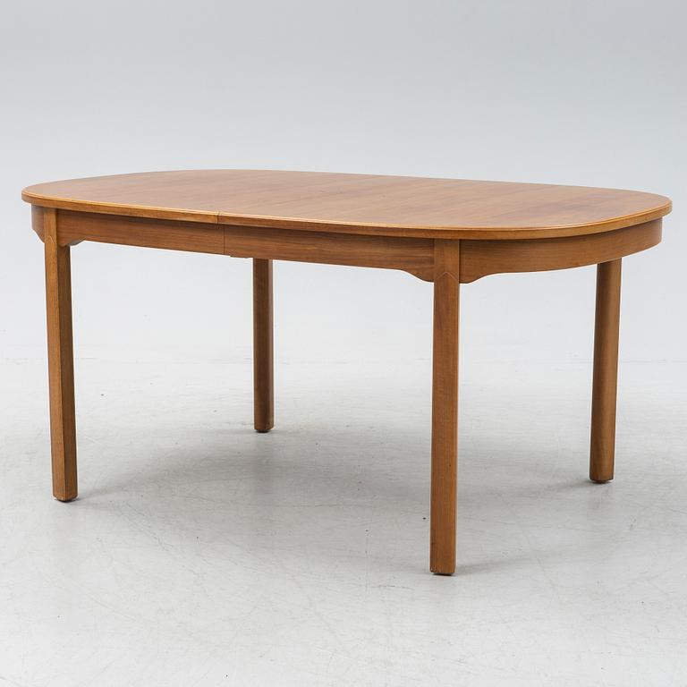 Carl Malmsten, an 'Amlbassaör' dining table, Åfors möbelfabrik, second half of the 20th Century.
