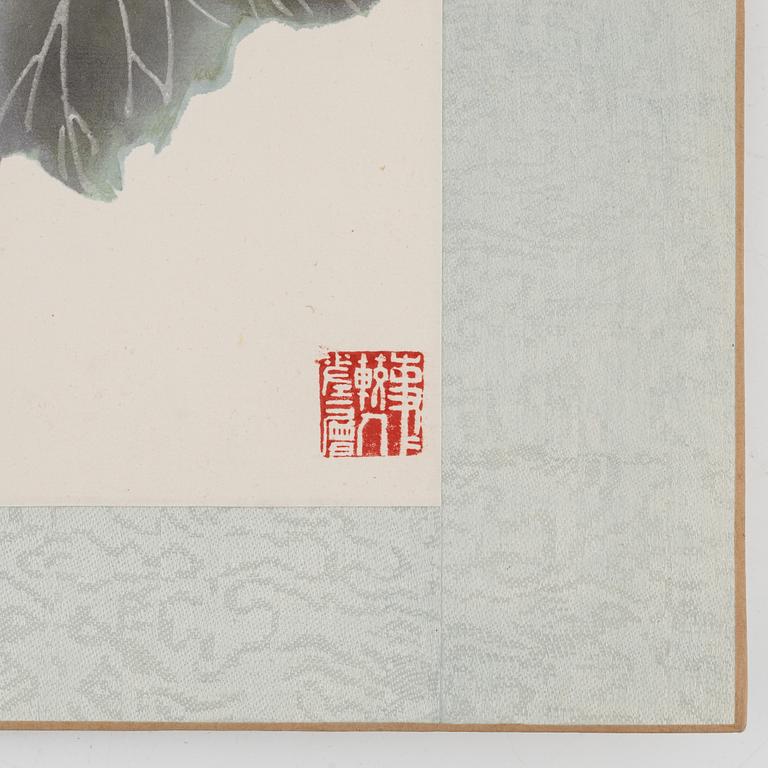 Chen Bading, after, four woodblock prints, 20th century.