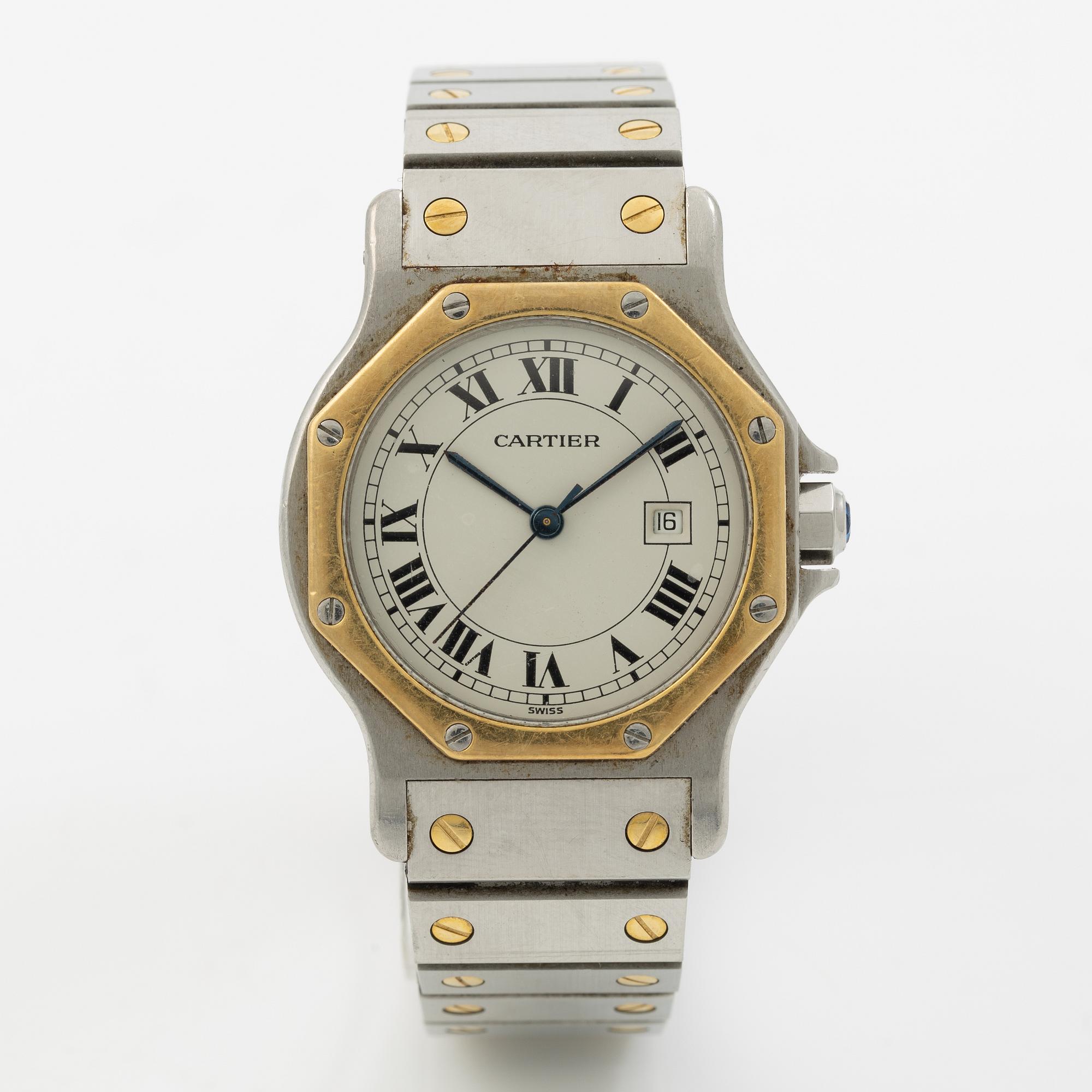 Cartier, Santos Ronde, wristwatch, 29 mm.