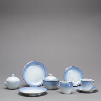 KAFFESERVIS, 29 delar, porslin, "Ballerina", B&G/Royal Copenhagen, Danmark.