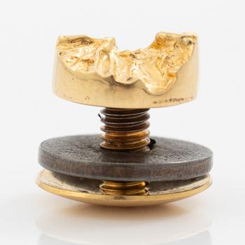 Lapponia, a shirt button, 18K gold, Finland 1978.
