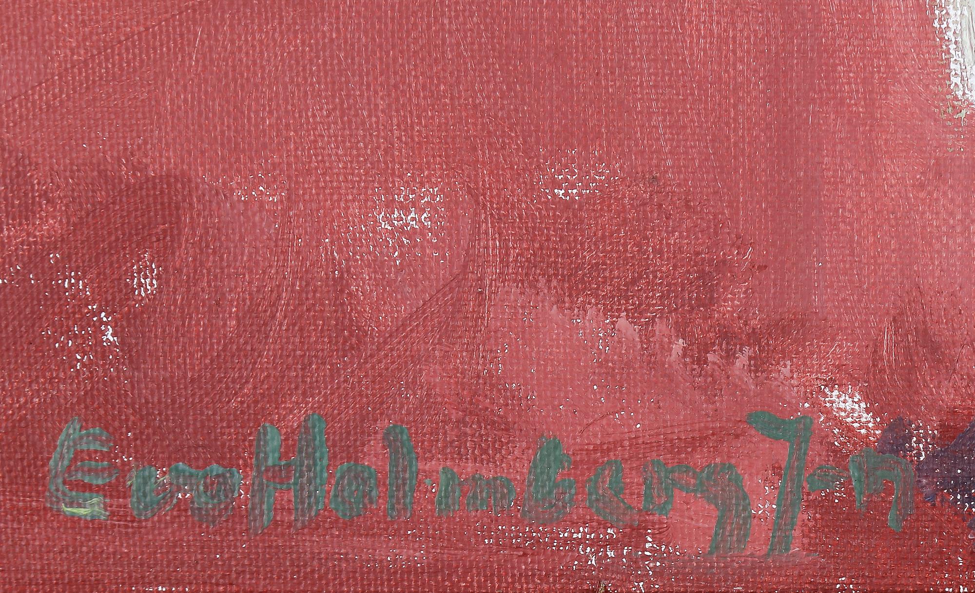 EVA HOLMBERG-JACOBSSON, olja på duk, signerad.