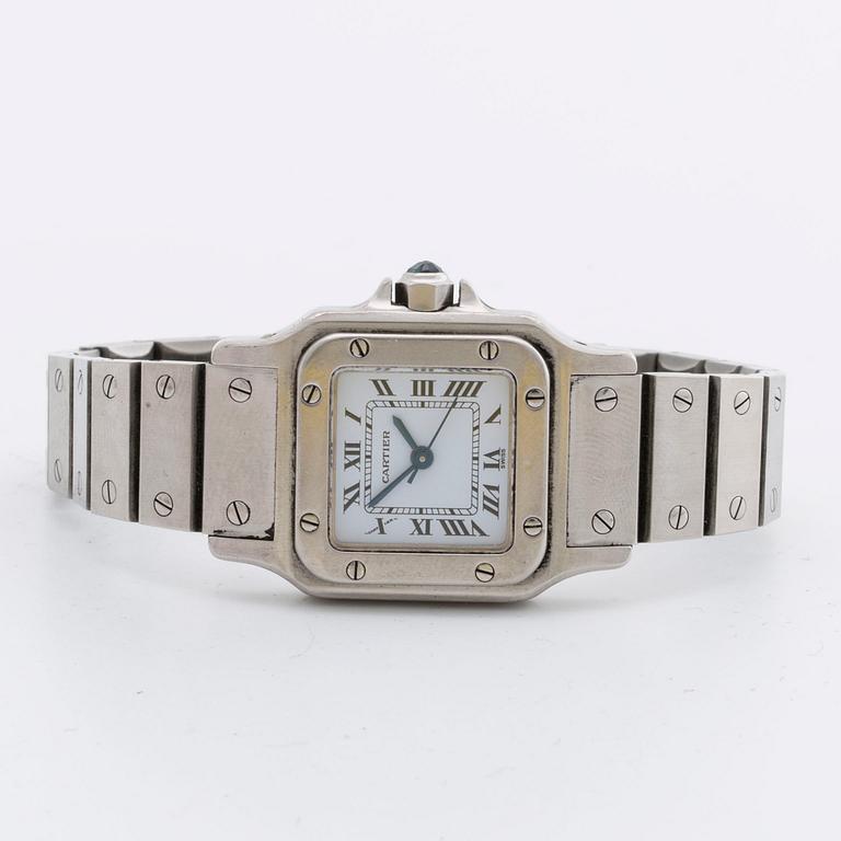 Wristwatch. CARTIER, santo de Cartier. 21x24 mm,