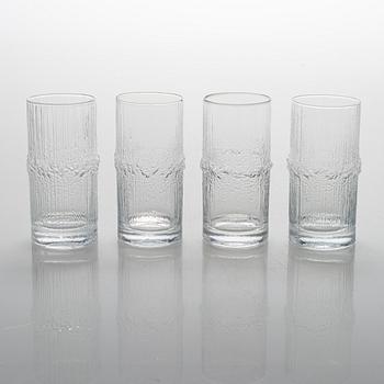 Tapio Wirkkala, a 24-piece set of "Niva" glassware, Iittala. In production 1972-1992.