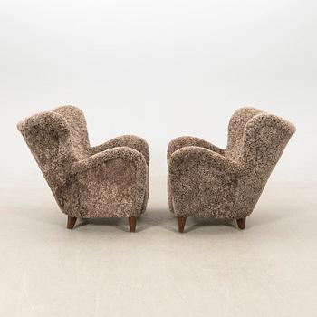 Fåtöljer ett par Scandianvian modern 1940-tal.