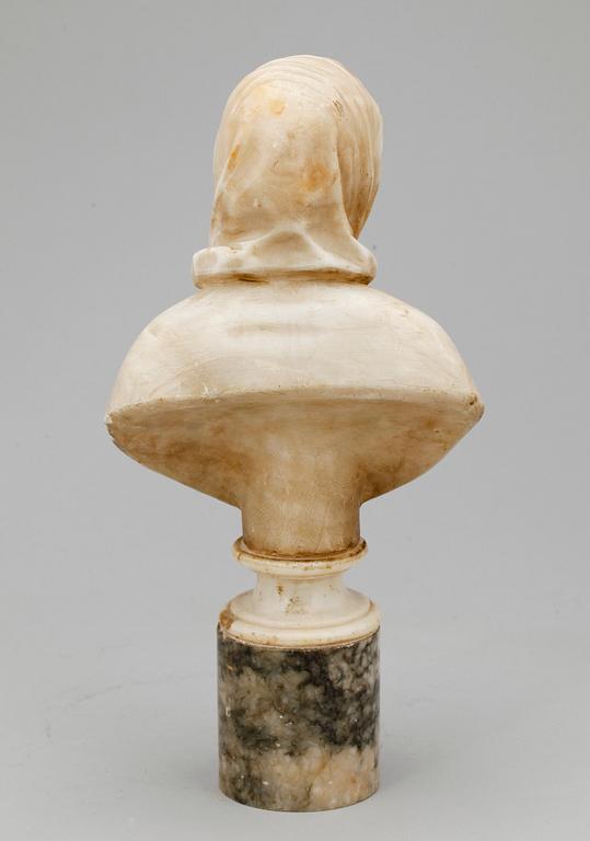 OKÄND KONSTNÄR, alabaster, ej signerad, 1800-tal.