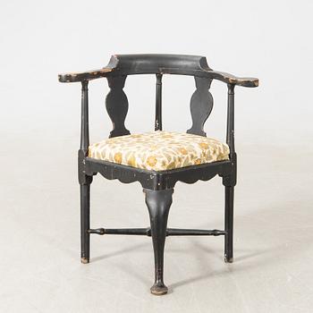 Powder chair, Rococo, second half of the 18th century.