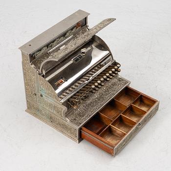 Kassaapparat, modellnummer 37, National Cash Register Co, USA, omkring år 1900.