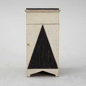 A late 19th century bedside table.
