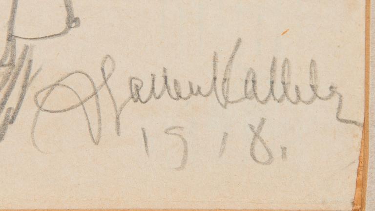 Akseli Gallen-Kallela, "Saksmanni".