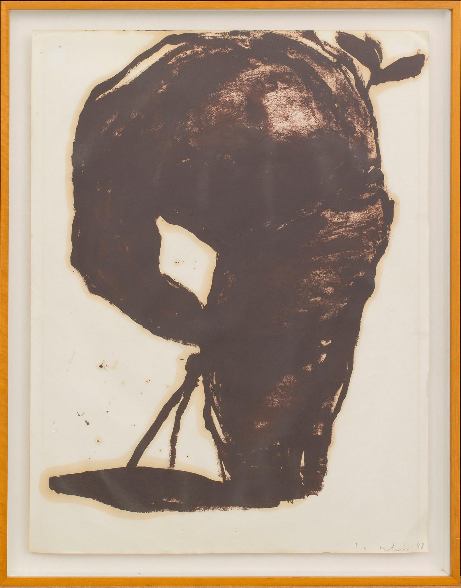 JEAN CHARLES BLAIS, blandteknik, signerad och daterad -88.