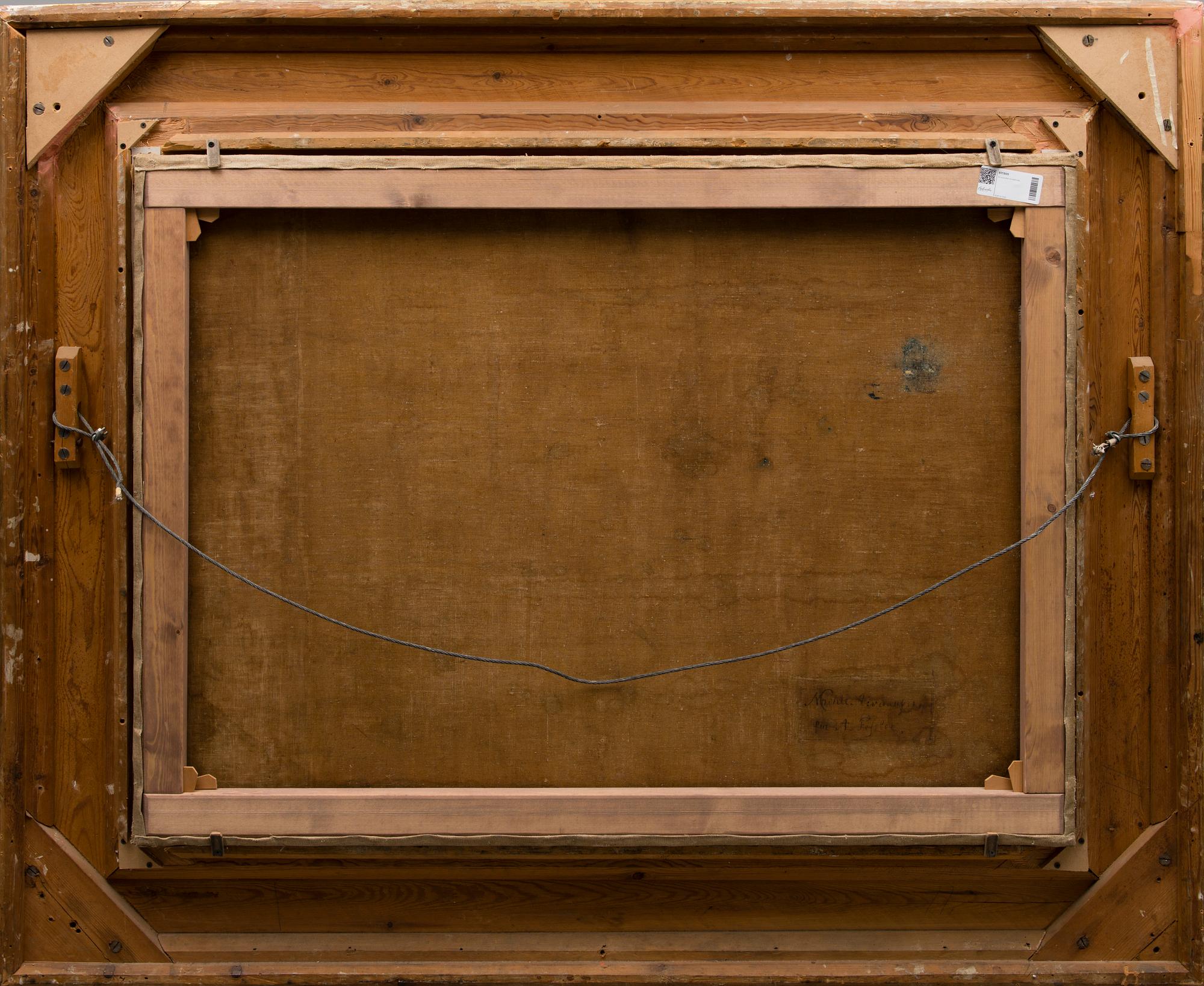 ADOLF IWANOWITSCH FESSLER, Aivazovskyn mukaan, SOUTUVENE TULOSSA RANTAA KOHTI.