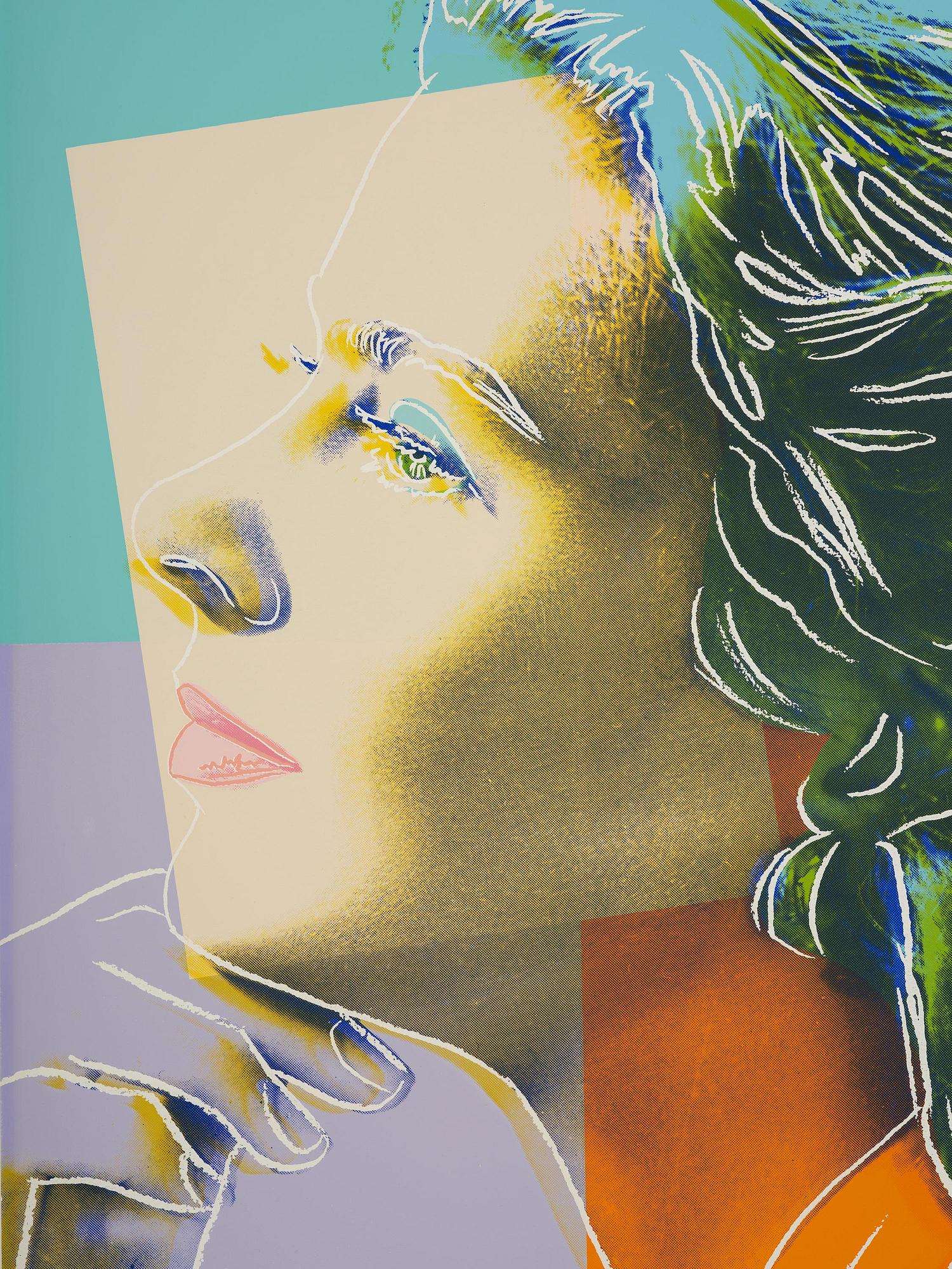 Andy Warhol, "Herself", from: "Three portraits of Ingrid Bergman".