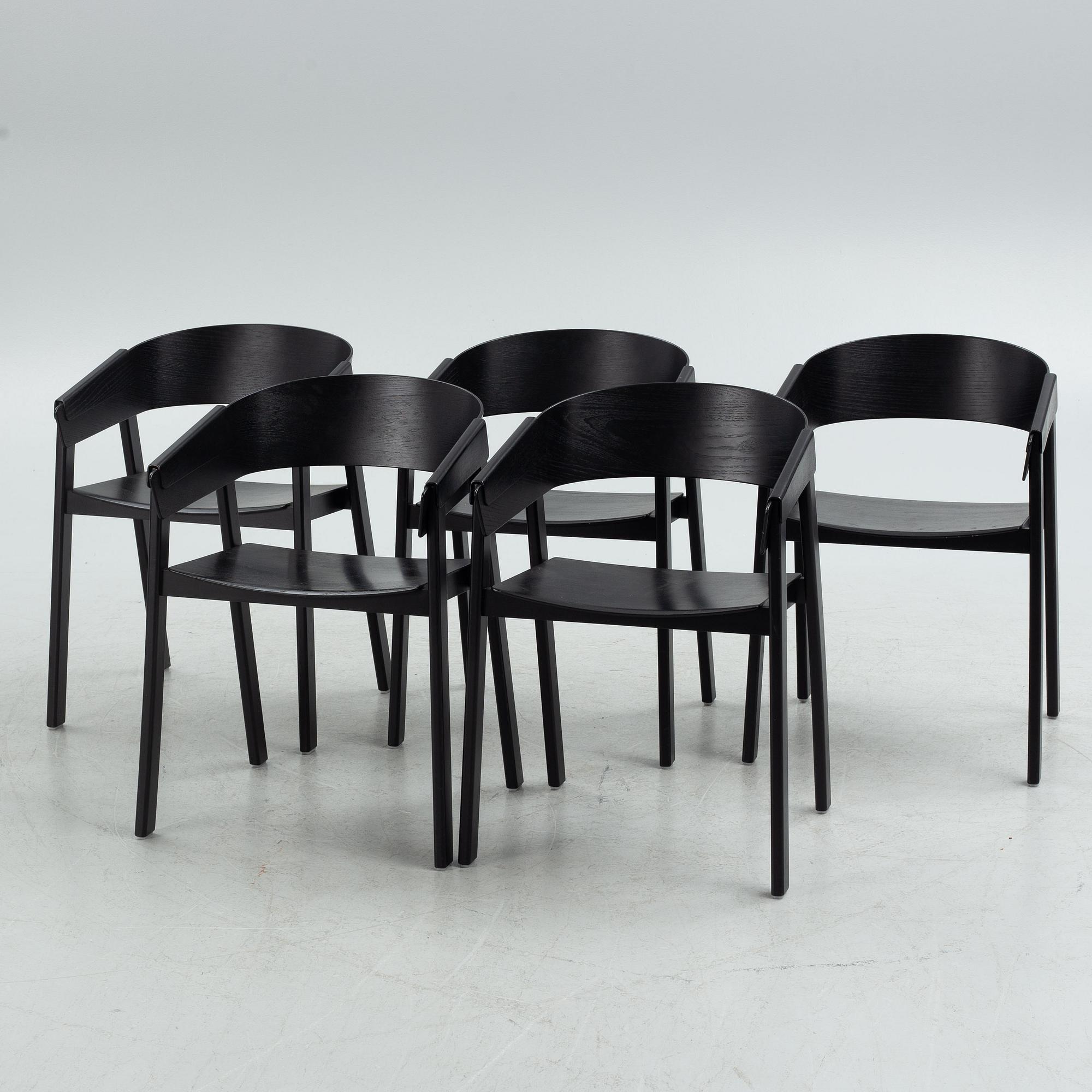 Thomas Bentzen, karmstolar, 5 st, "Cover", Muuto.