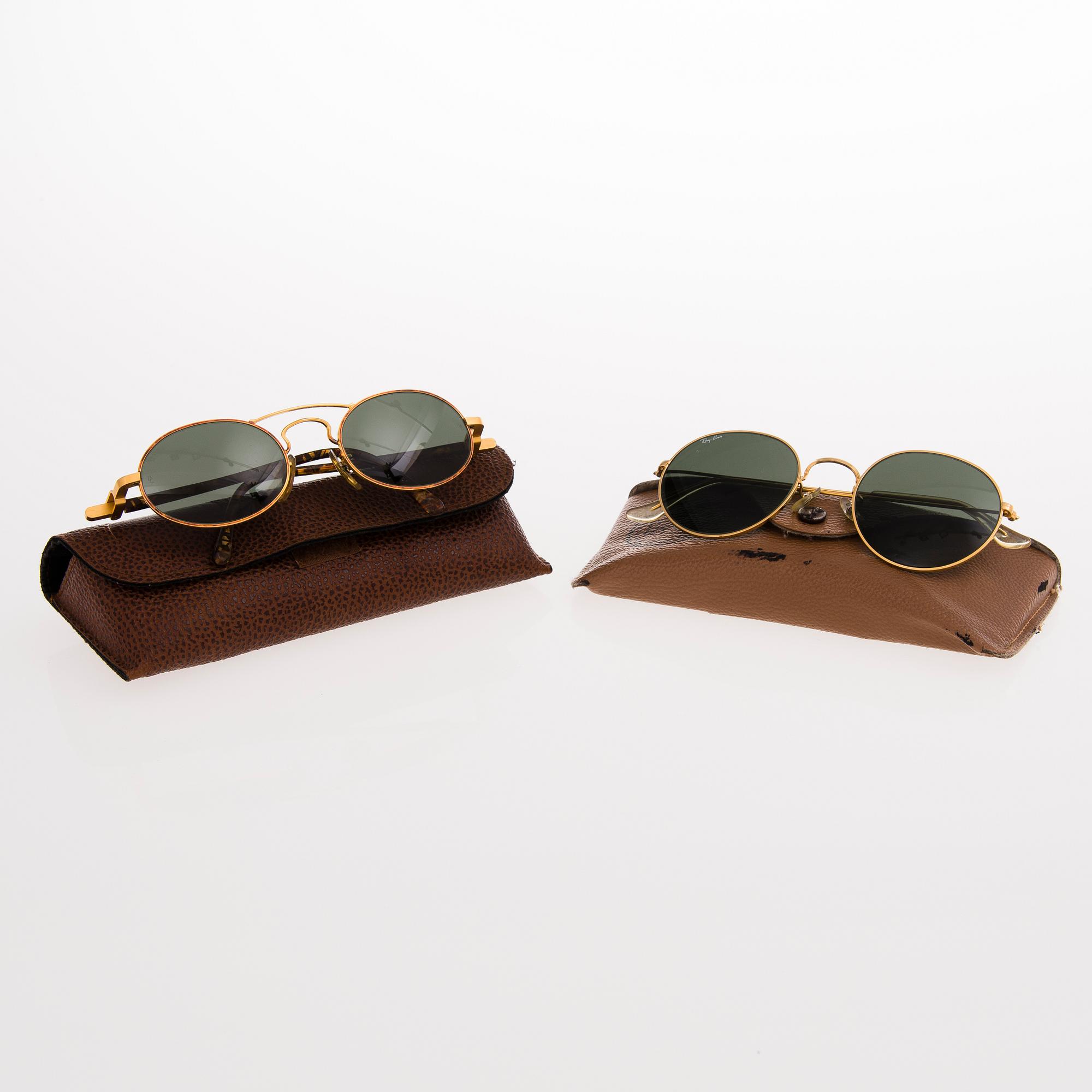 Ray-Ban, VINTAGE AURINKOLASIT, 2 kpl.