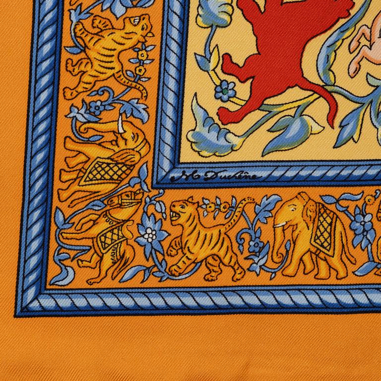Hermès, scarf, "Chasse en Inde".