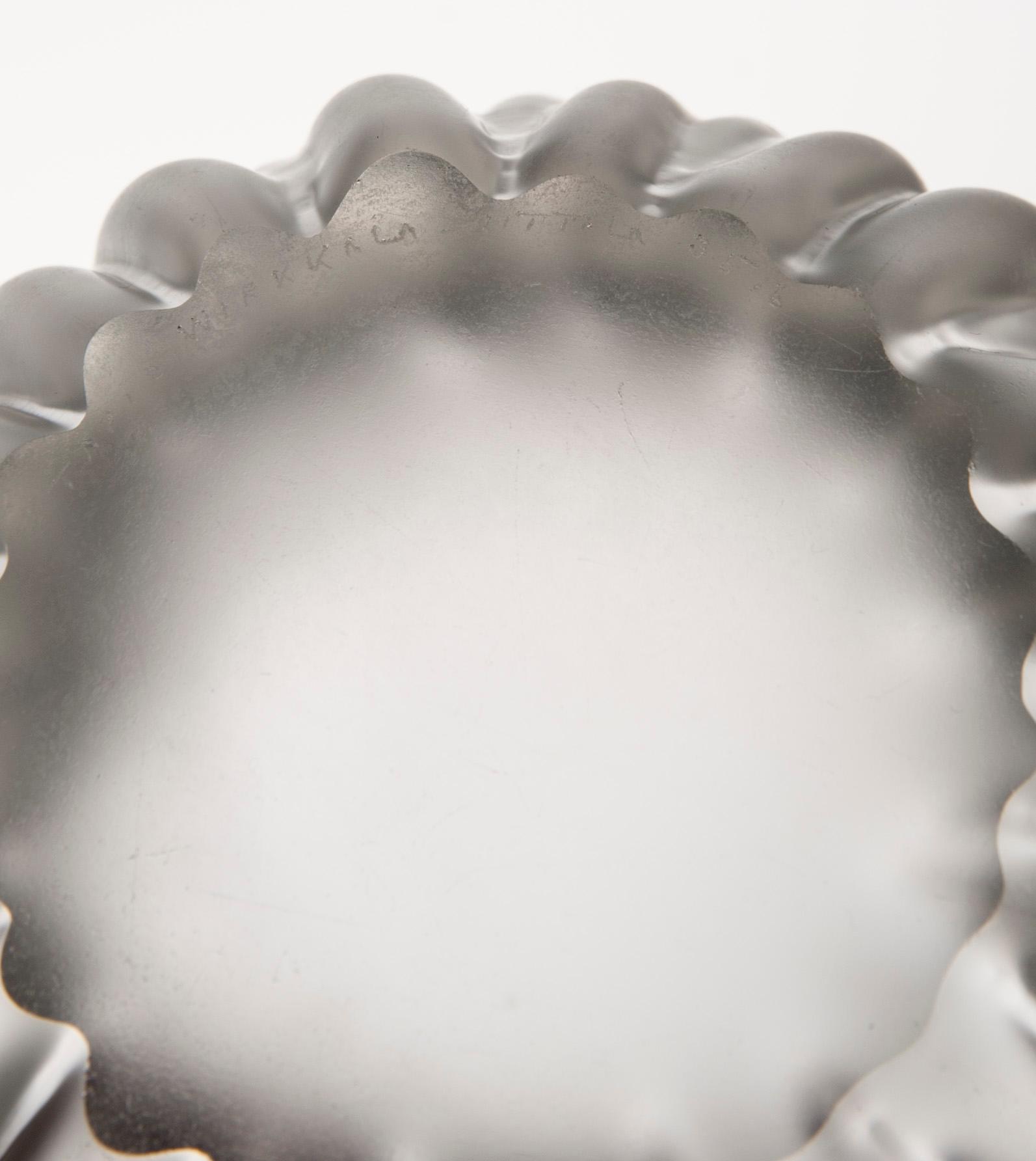 SKÅL, glas, "Renlav", signerad Tapio Wirkkala Iittala 3516.